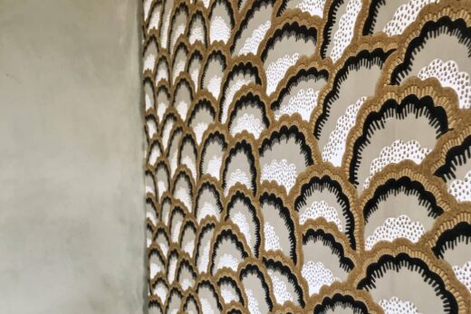 Badigeons à la chaux Décor peint